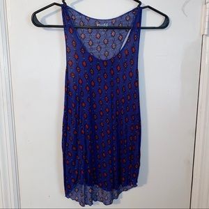 Navy Mudd tank top size small